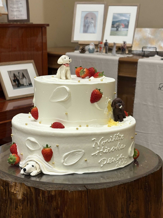 のくやさんのウエディングケーキの写真