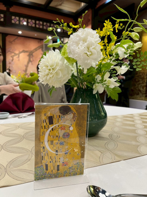 あひるさんの装花の写真