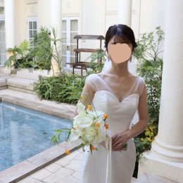 ゆんさんのウエディングドレスの写真