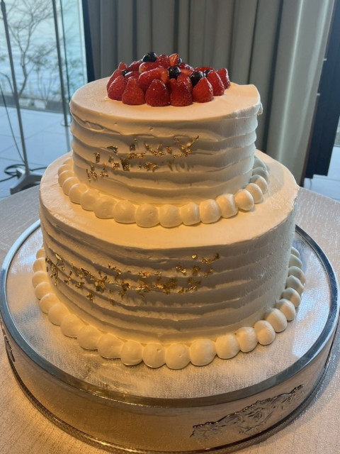 yさんのウエディングケーキの写真