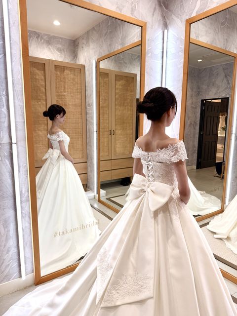 チェリーさんのウエディングドレスの写真