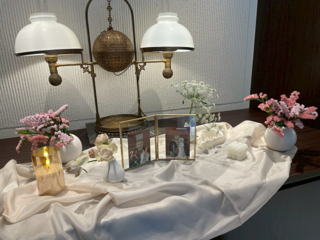 マシュマロさんのウェルカムボードの写真