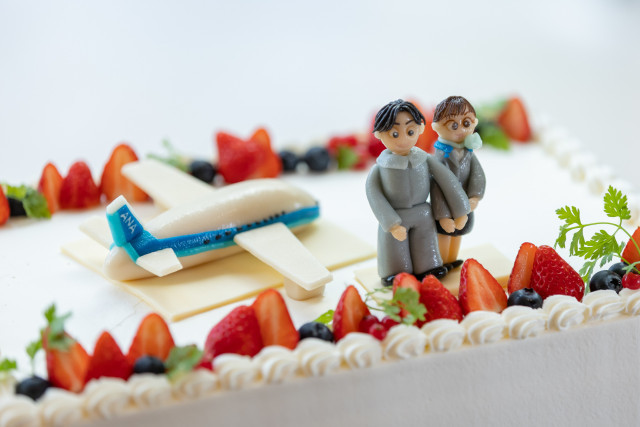 マローンさんのウエディングケーキの写真