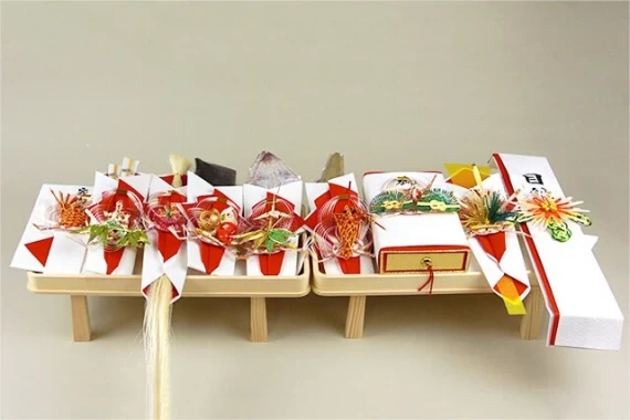 関東式の結納品セット例