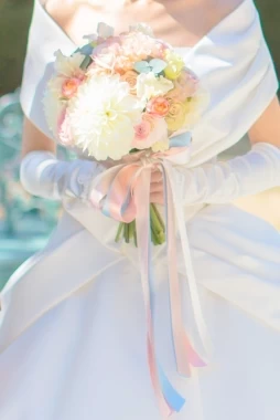 春らしい色合いのブーケ♡