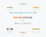 BRILLIANCE+の新作結婚指輪♪ BEAMS DESIGNプロデュースで軽やかなデザイン