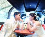 【2組限定、50万円！】リゾート列車「雪月花」で挙げる結婚式を期間限定募集♪