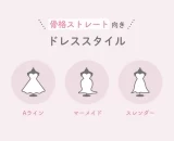 【診断チャート付き】骨格タイプ別ウェディングドレスの選び方