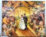 結婚式の新演出！真っ白なキャンバスに幸せな雰囲気を描く『ライブペイント』が日本上陸