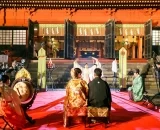 【挙式カップル募集中！】ライトアップされた紅葉の中で行う「日光世界遺産Night Wedding」