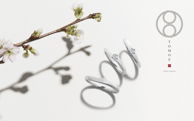 ブライダルジュエリーブランド「TOMOE -巴-」から、結婚指輪「HANAEMI -花笑-」が発売！