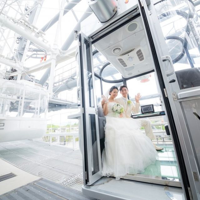 日本一高い観覧車 で結婚式ができる ホテル阪急エキスポパークのウエディングプラン