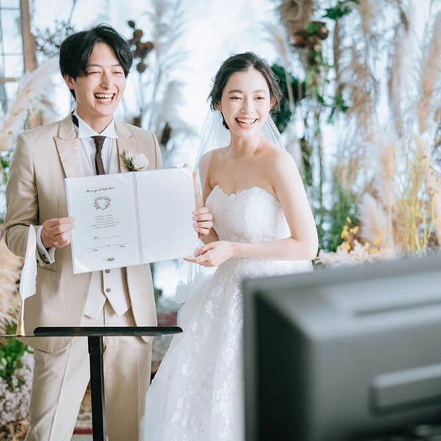 フォトウエディング オンライン結婚式ができる フォトパブリックウエディング が98 000円