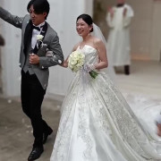 華やかなフラワーシャワー