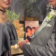 披露宴前の幸せなひととき