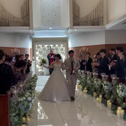 結婚式の感動、徐々に解ける緊張