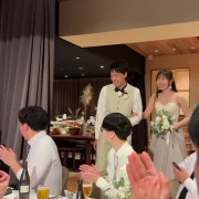 幸せ溢れる披露宴のスタート