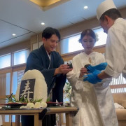 和の驚き！おにぎりでファーストバイト