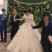 中座の時はおじいちゃんとおばあちゃんと。
なかなかできない祖父母孝行となったのではないかと思います。