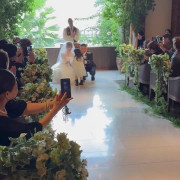 かわいい孫にリングガールしてもらいました!めちゃくちゃ可愛すぎて感動ー!