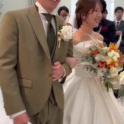 最高の瞬間、笑顔あふれる挙式