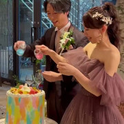 色鮮やか！2人で創る特別なケーキ