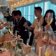 おしゃれな会場、ウェルカムスペースもよろこんでもらえて嬉しかったです。