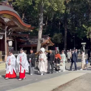 「家と家の結びつき」を大切にする儀式、両家の親族にとっても意味が深くここで神前式ができて本当に幸せです