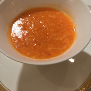 ふかひれスープ。料理は全て美味しかったです。|114294さんのホテル横浜ガーデンの写真(624404)