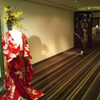 披露宴会場3の受付ディスプレイ