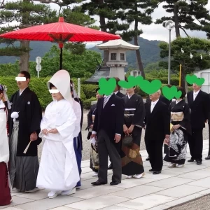 挙式はプラン内の神社で厳かに。|162169さんのコニストンガーデンの写真(24696)