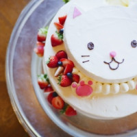 ねこ型ウェディングケーキ♡