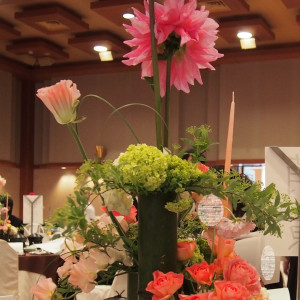 テーブルごとにお花が変えてありました|275793さんの大谷山荘の写真(151329)