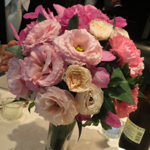 テーブル装花|281018さんのTHE ASHIYA GARDEN HILLS(ザ芦屋ガーデンヒルズ）の写真(36198)