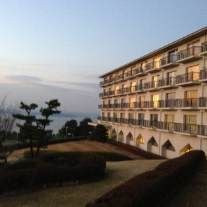 ホテル外観夕焼け編|2614さんのリゾートホテルオリビアン小豆島の写真(7783)