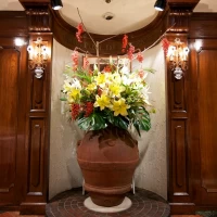 レストランのお花なのでノーコスト☆