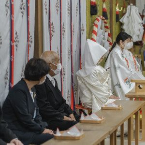 新郎、新婦の家ごとに並びます|311762さんの椙本神社の写真(1535557)