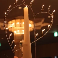 キャンドルはハート