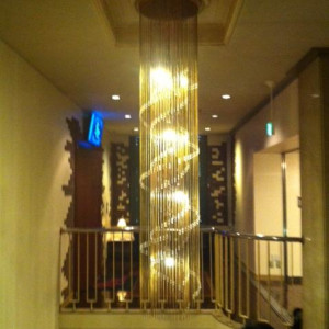 階段の綺麗な照明|319954さんのリージェントハウス(旧広ステーションホテル)の写真(7450)