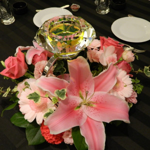 テーブルの花|322190さんのベルヴィ宇都宮の写真(5484)