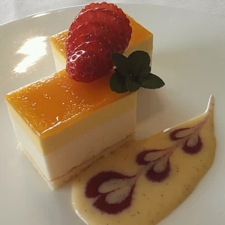 マンゴーのムースとても美味しかった！