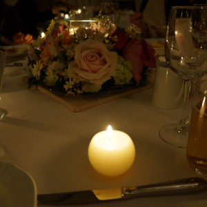 テーブル装花|331050さんのアーククラブ迎賓館(金沢)の写真(167009)