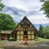 挙式会場の合掌館。