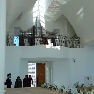 挙式会場の背後面