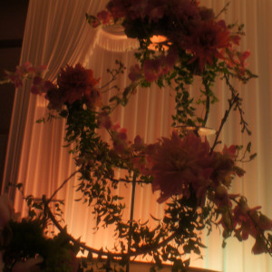 披露宴会場にあった装花|335778さんのホテルアレグリアガーデンズ天草の写真(15762)