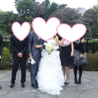 写真撮影サービスは、親戚や新郎家族新婦家族お友達など