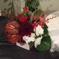 和風な装花