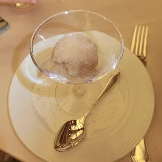 ほうじ茶のシャーベット