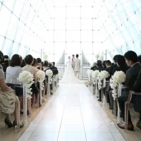 優しい光に包まれて、素敵な式を挙げられました☆