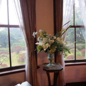 挙式会場から眺める自慢の庭園|341017さんの旧松本邸(西日本工業倶楽部)の写真(24204)